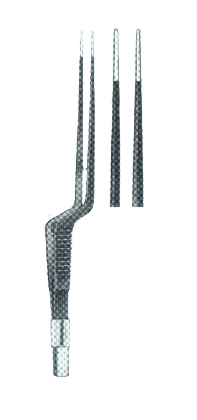 BİPOLAR PENSET BAYONET İZOLELİ 19CM NO-D